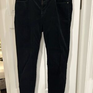 Gap 1969 black velvet pants size 31